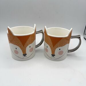 Rosanna woodland creatures Mugs Fox with Ears - Set Of 2